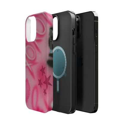 MagSafe "perfectly pink" airbrush iPhone case