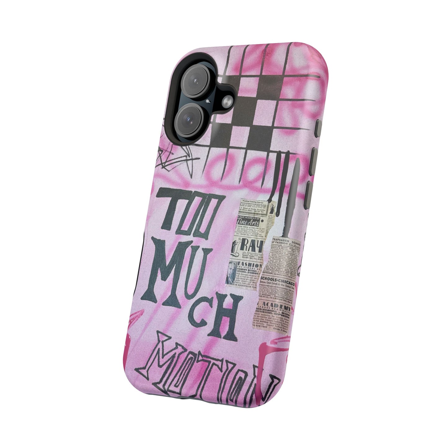 MagSafe "too much motion" airbrush iPhone case