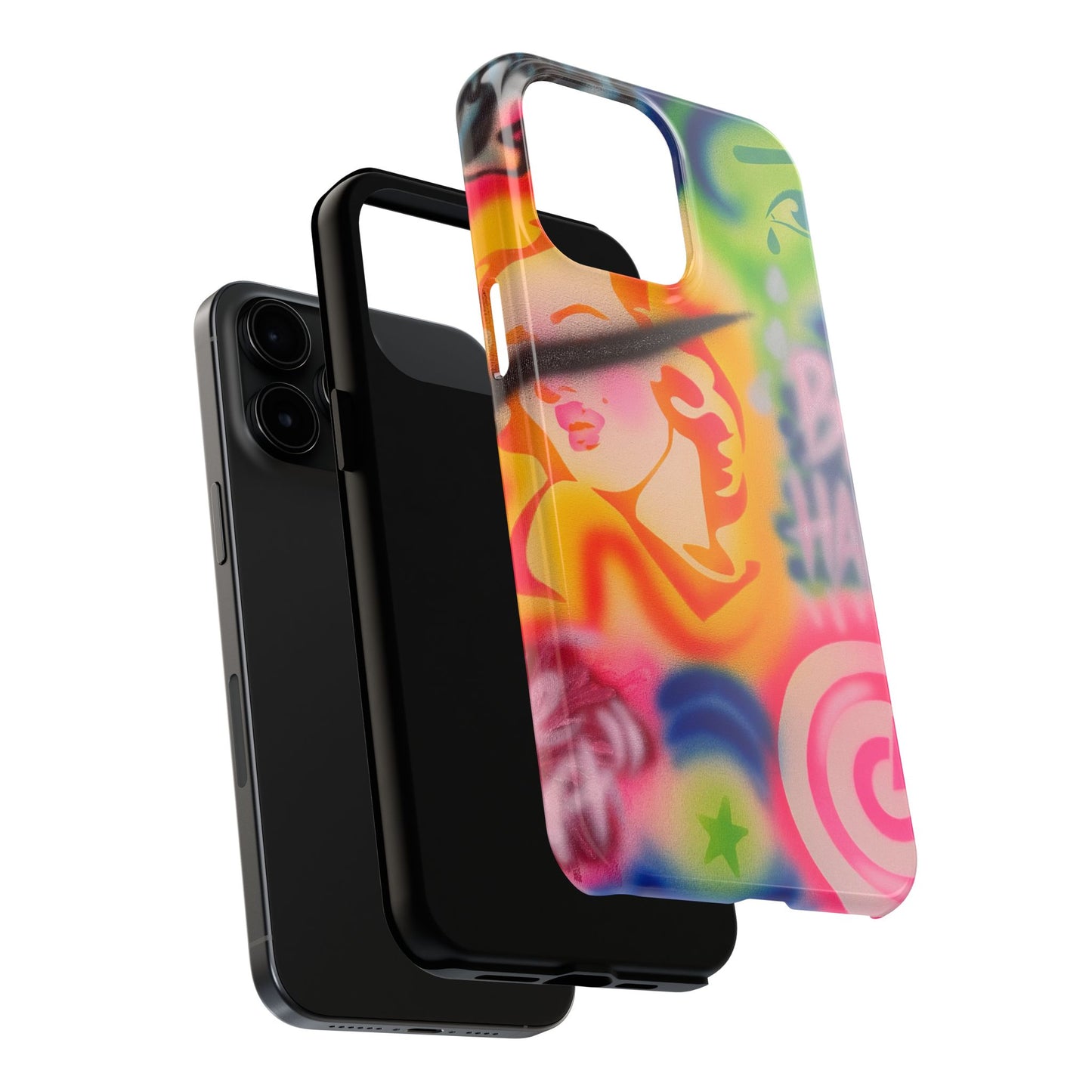 "bad habits" airbrush iPhone case