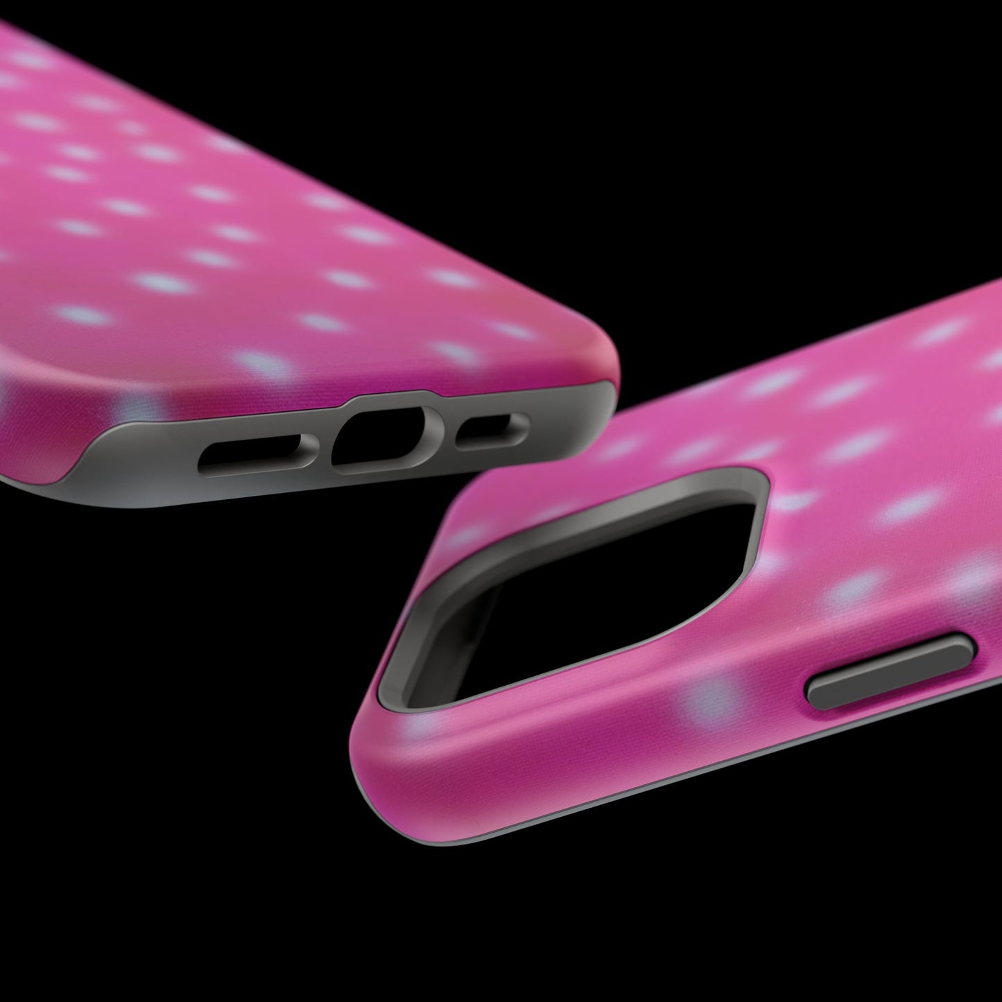 MagSafe "bubblegum polka dot" airbrush iPhone case