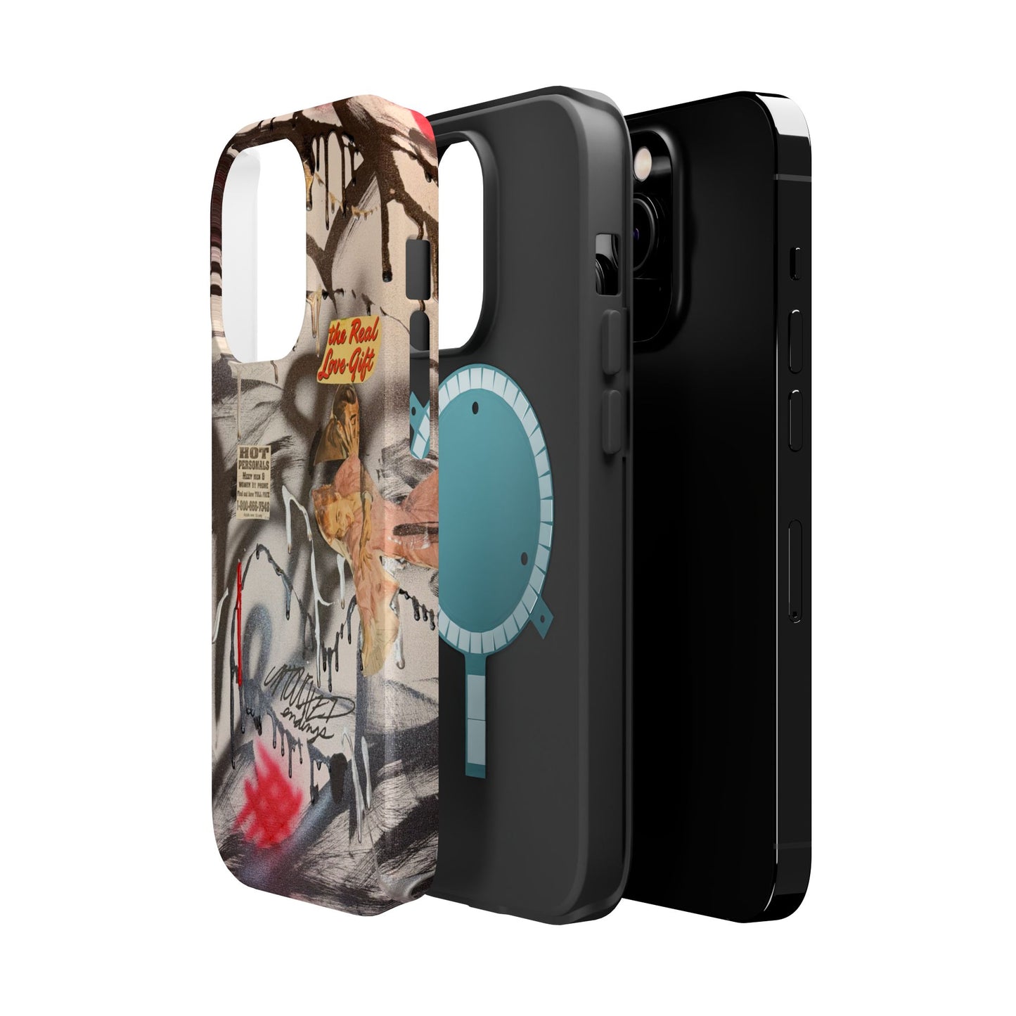MagSafe "real love" airbrush iPhone case