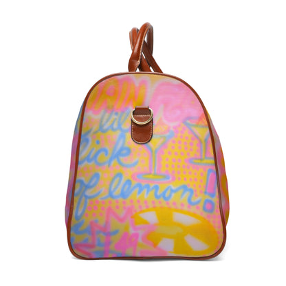 "lemontini" airbrush waterproof travel bag
