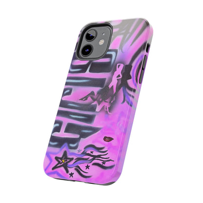 "neon nights" airbrush iPhone case