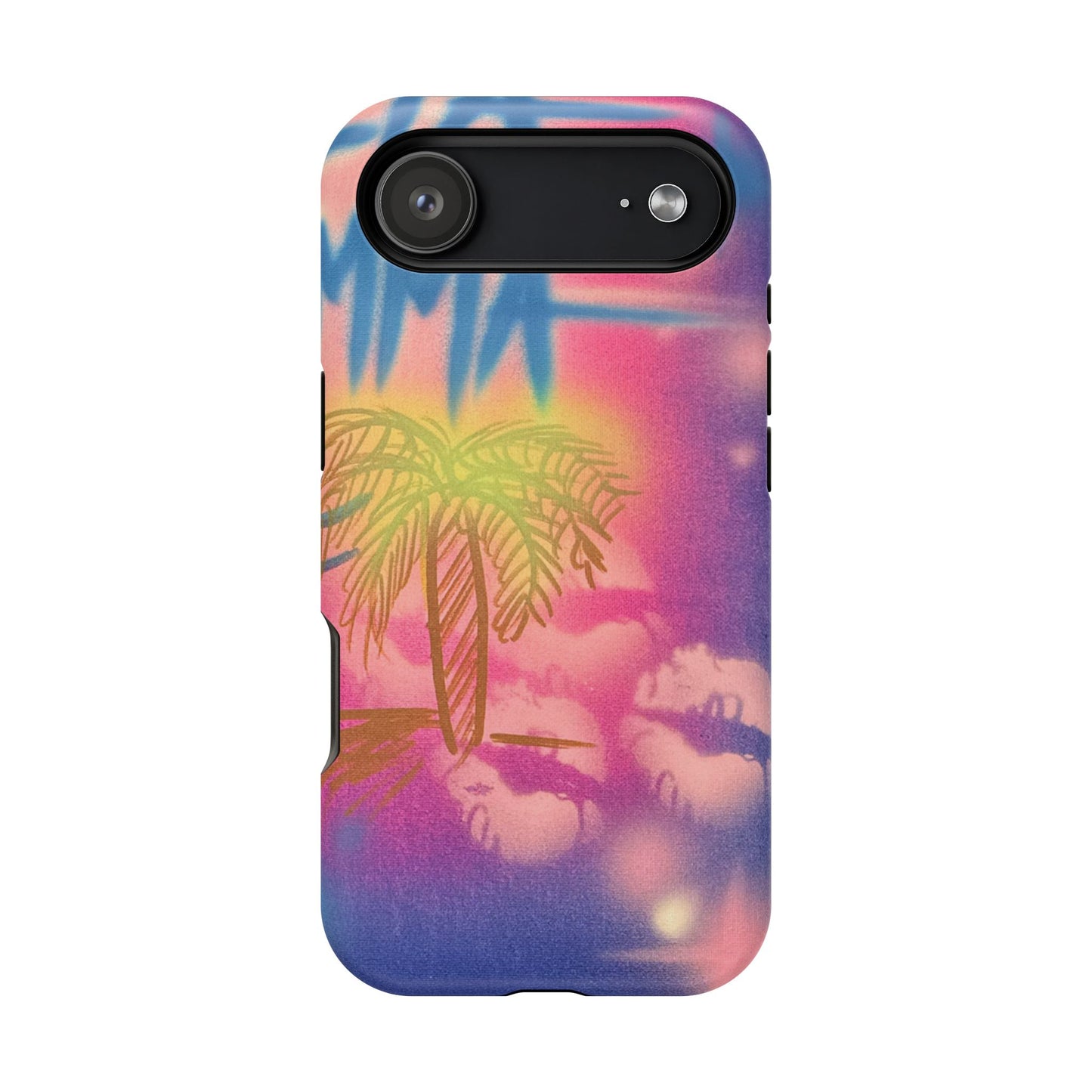 MagSafe "glowy night" airbrush iPhone case