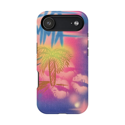 MagSafe "glowy night" airbrush iPhone case