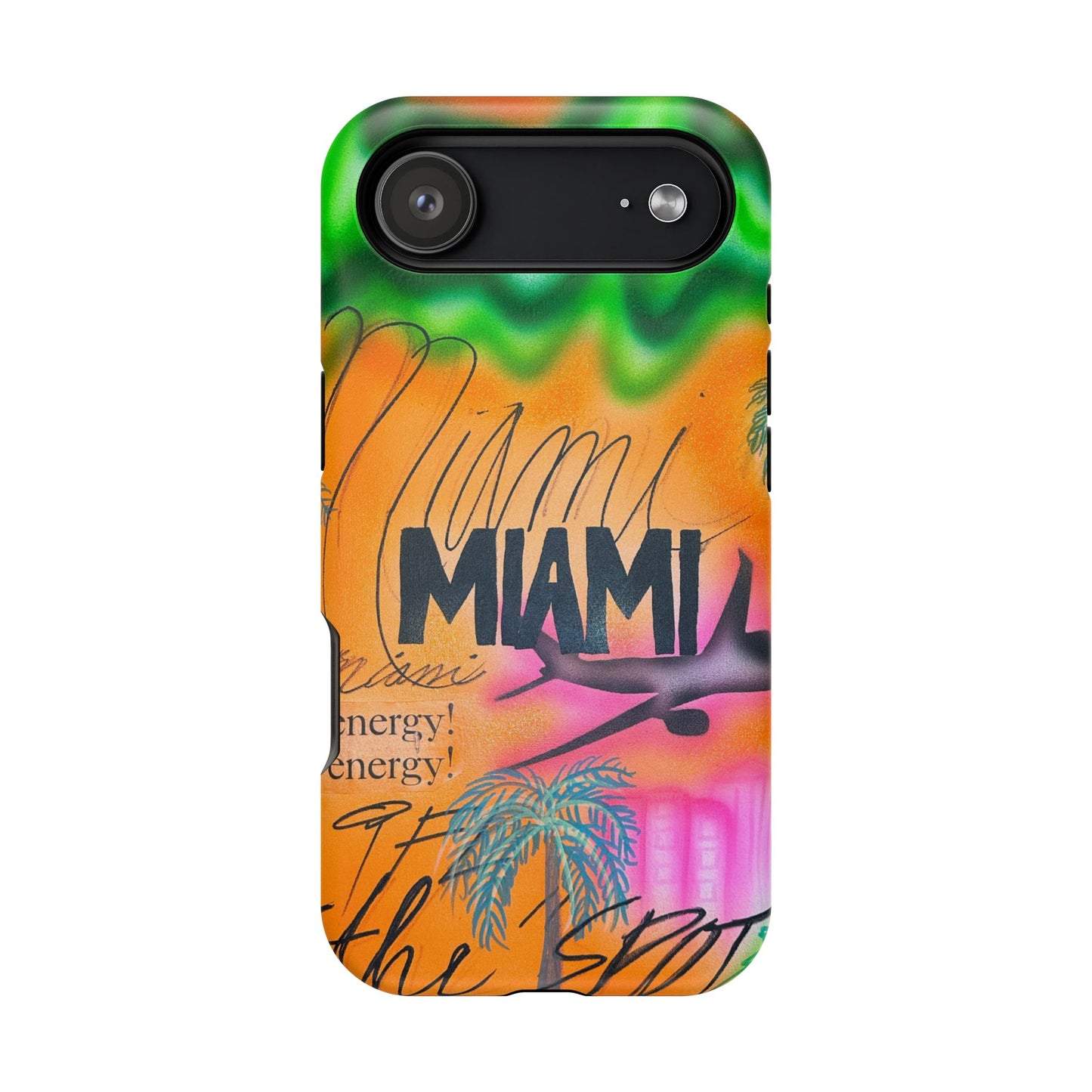 MagSafe "miami, fl" Airbrush iPhone Hülle