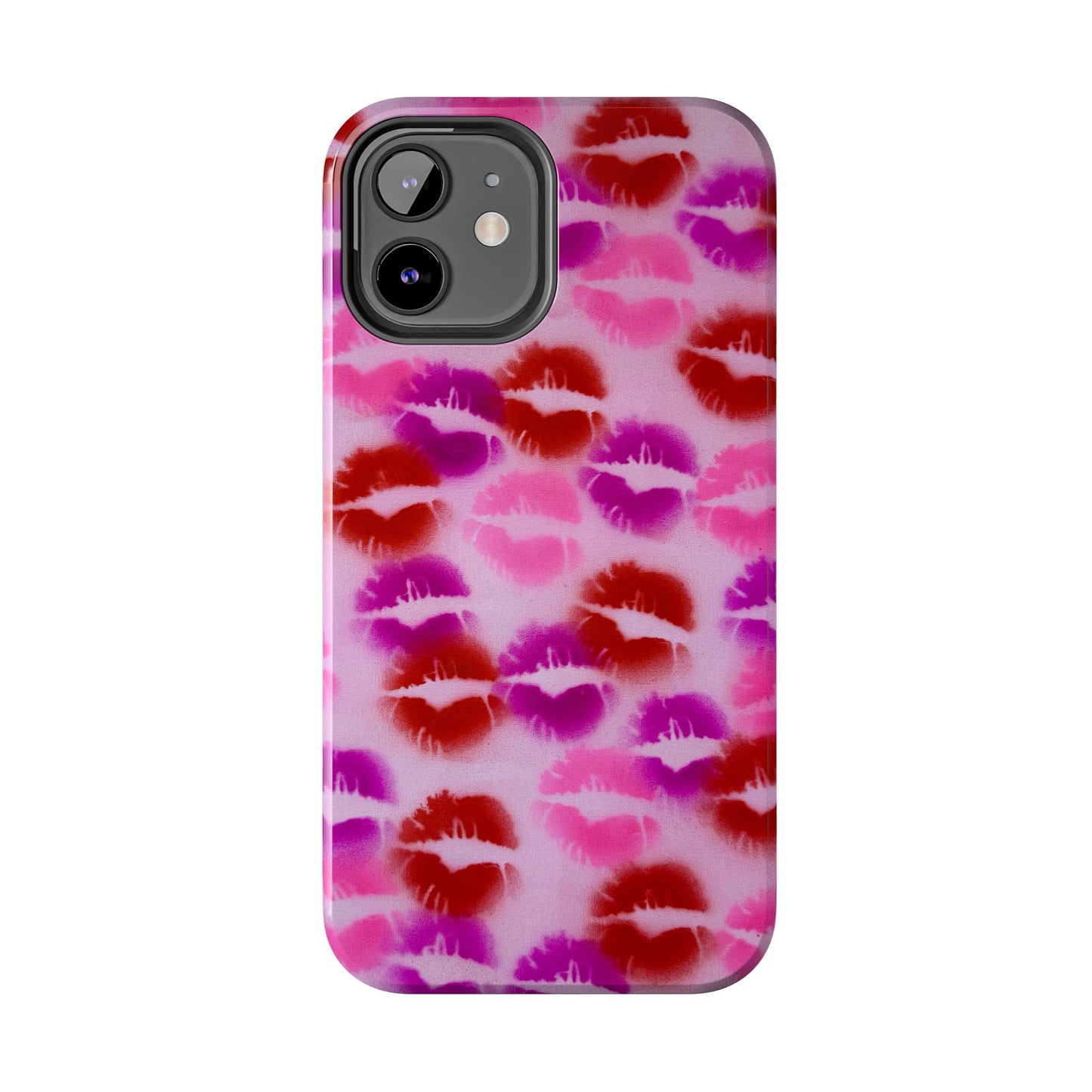 "mwah" airbrush iPhone case
