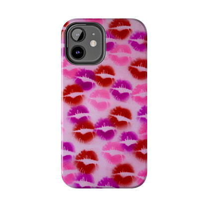 "mwah" airbrush iPhone case