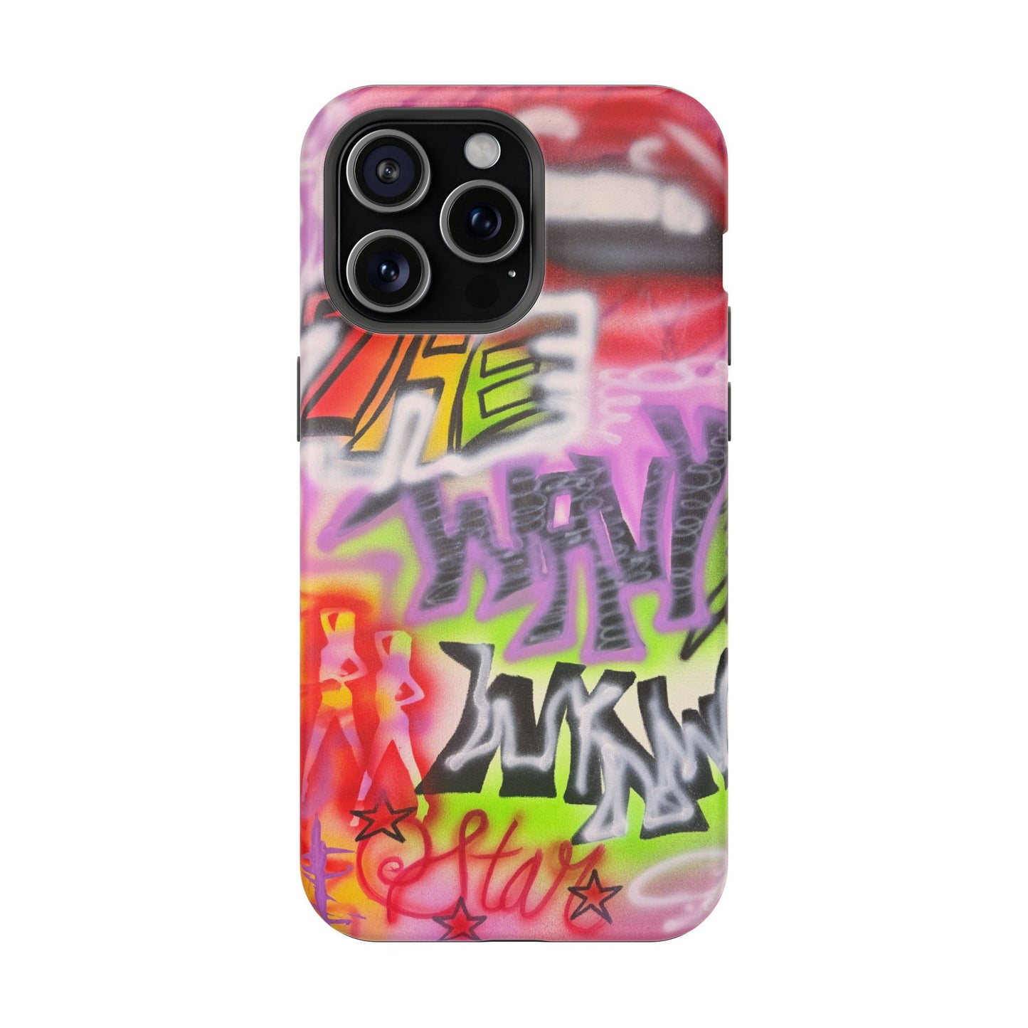 MagSafe "wynwood gold" airbrush iPhone case