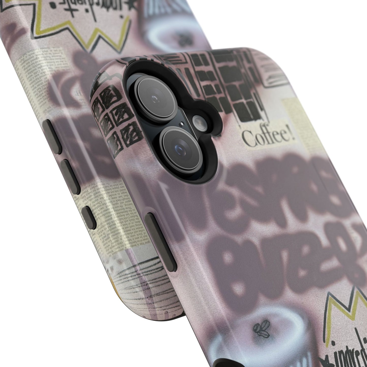 MagSafe "espresso martini" airbrush iPhone case