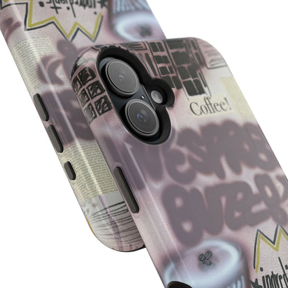 MagSafe "espresso martini" airbrush iPhone case