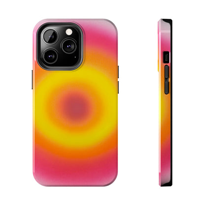 "pink lemonade aura" airbrush iPhone case