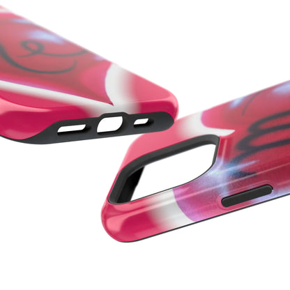 MagSafe "i <3 me" Airbrush iPhone Hülle