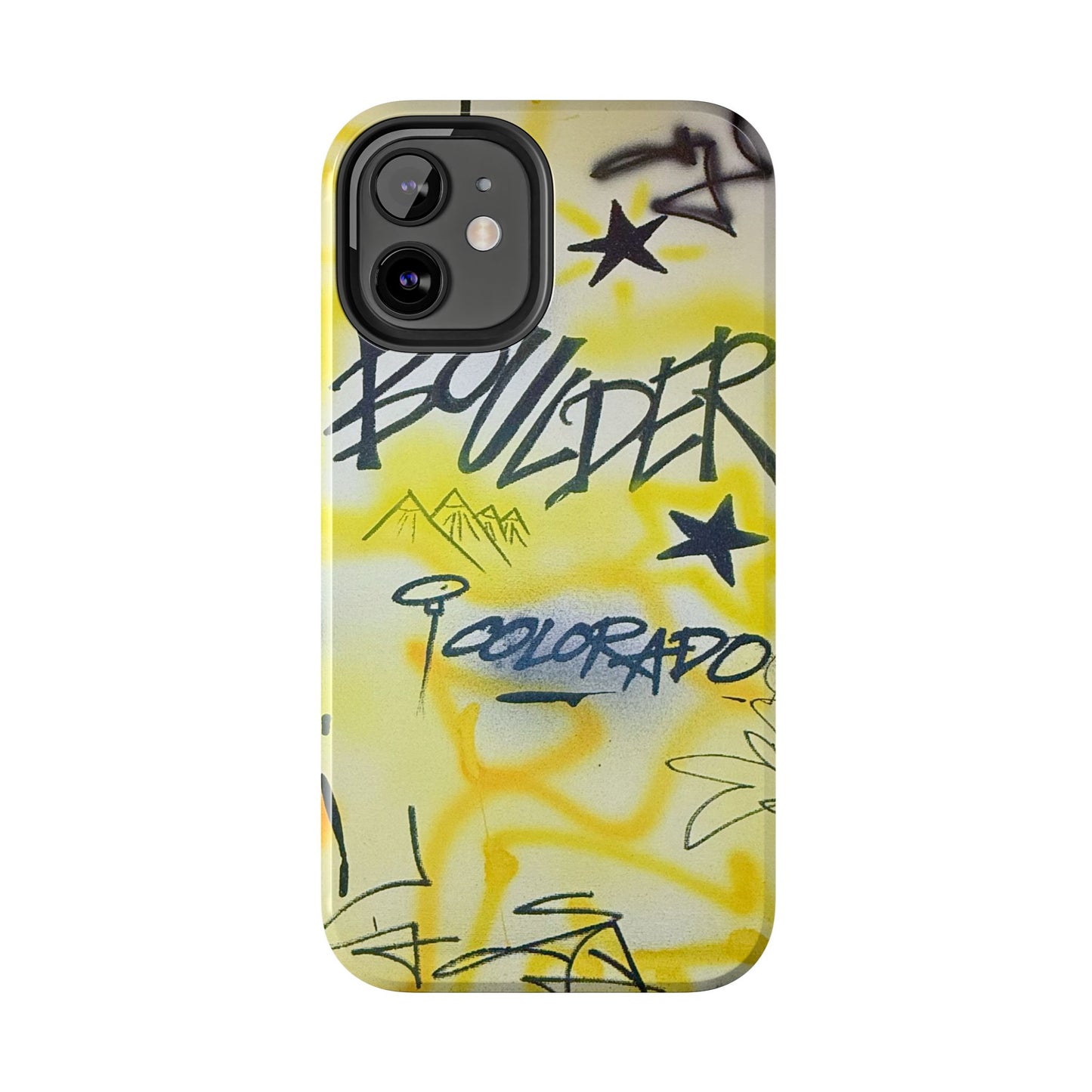 "boulder" airbrush iPhone case