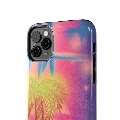 "glowy night" airbrush iPhone case
