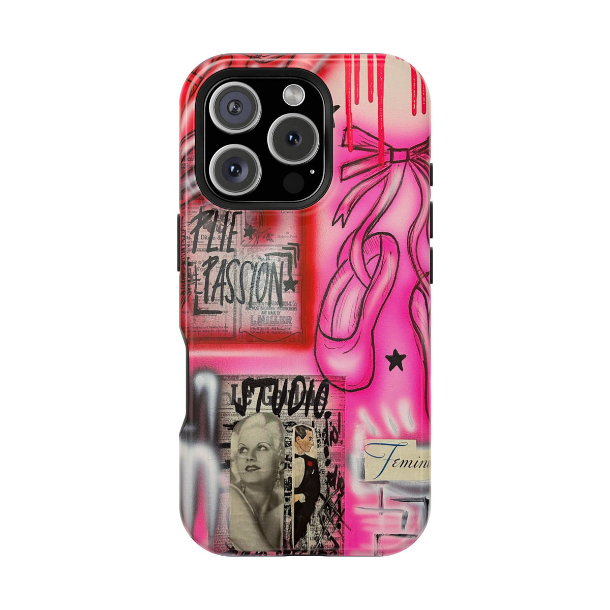 MagSafe "plié passion" airbrush iPhone case