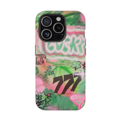 MagSafe "so lucky" airbrush iPhone case