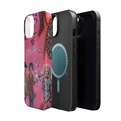MagSafe "party diva" airbrush iPhone case