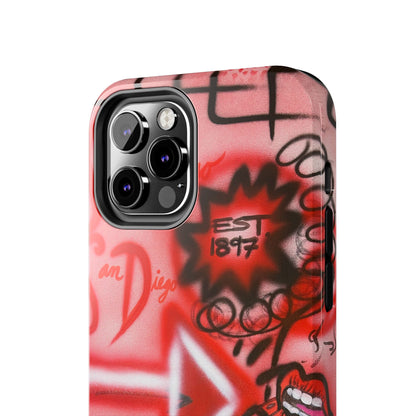 "san diego" airbrush iPhone case