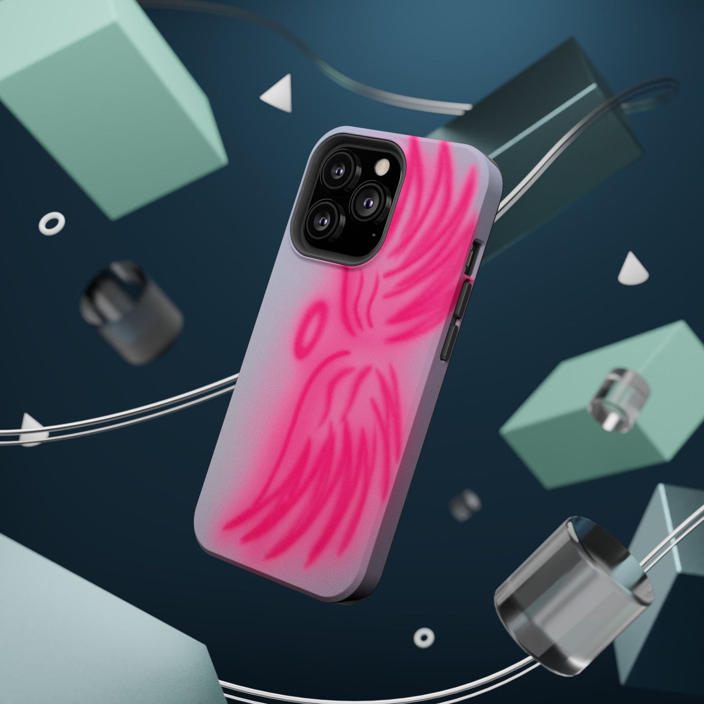 MagSafe "angel wings" airbrush iPhone case