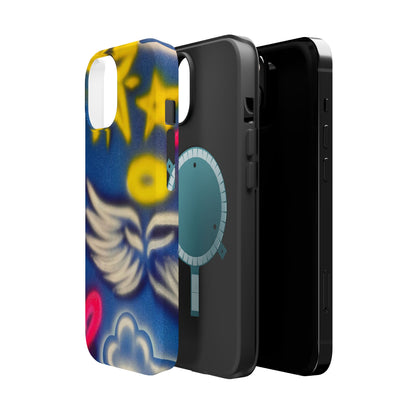 MagSafe "celestial halo" airbrush iPhone case
