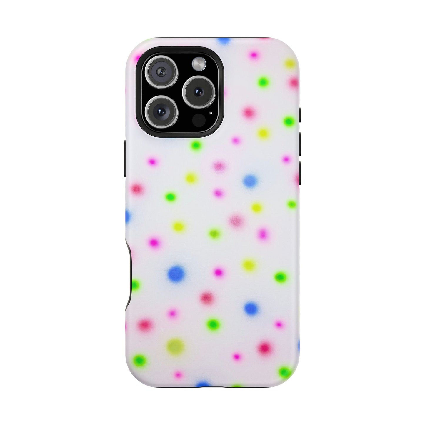 MagSafe "birthday cake polka dot" airbrush iPhone case