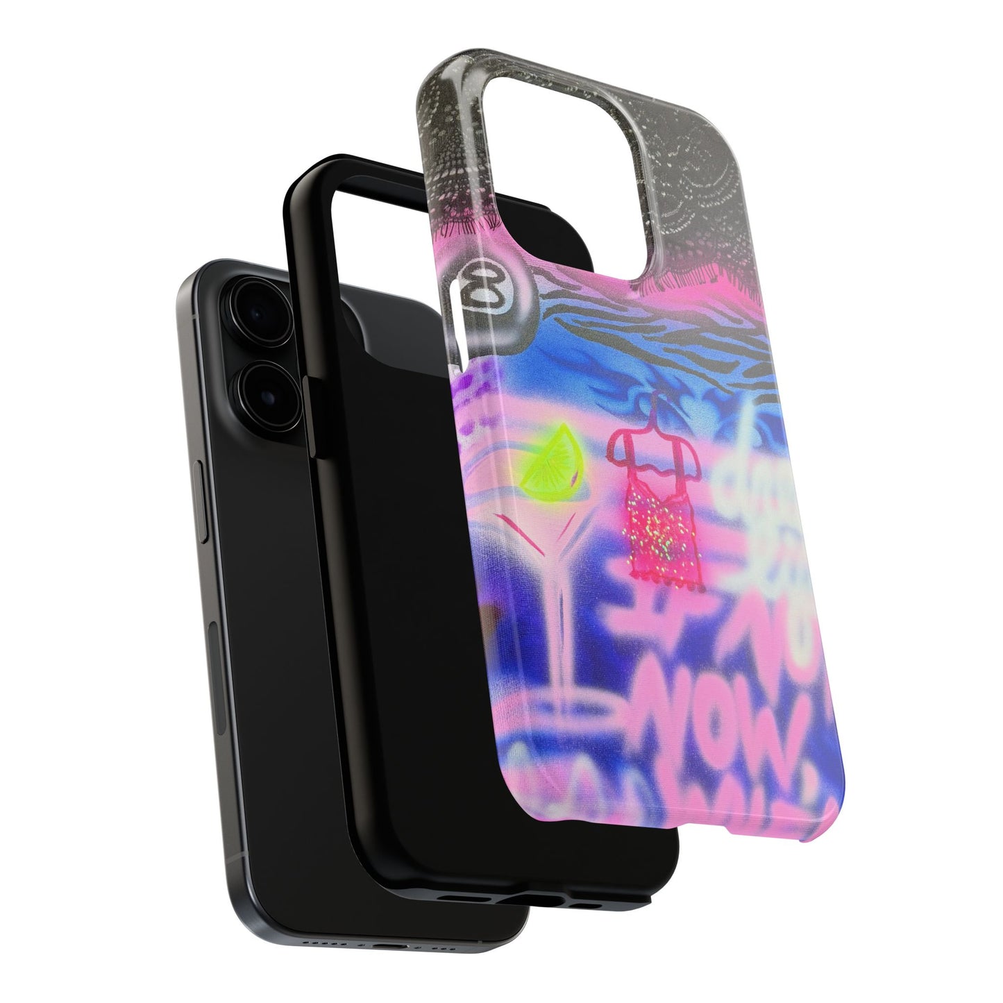 "dream life pt. 2" airbrush iPhone case