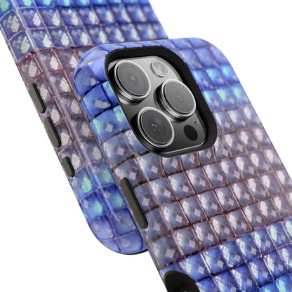 MagSafe "blue studs" airbrush iPhone case