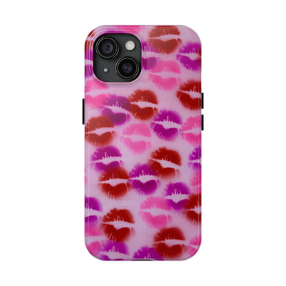 "mwah" airbrush iPhone case