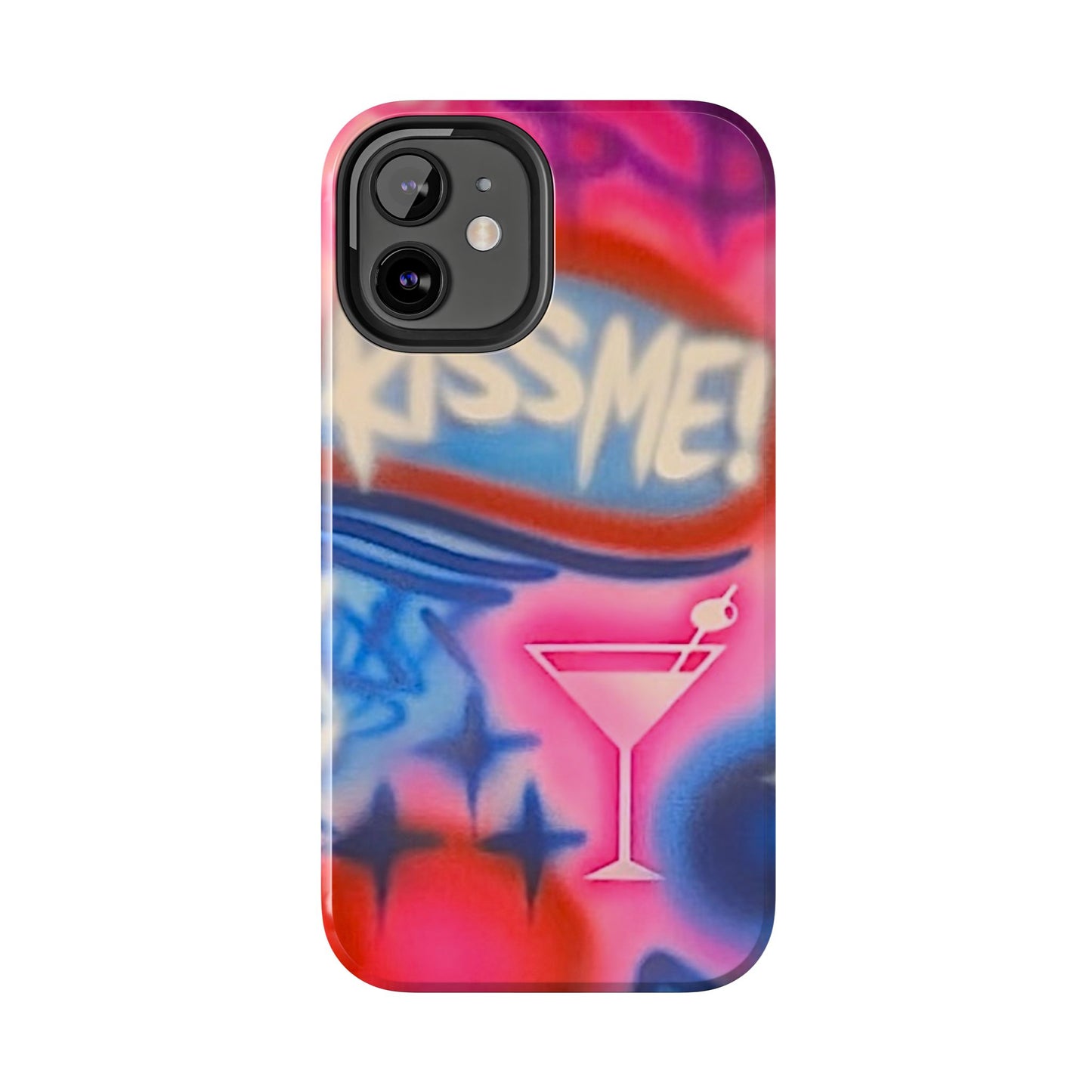 "kiss me pt. 2" airbrush iPhone case