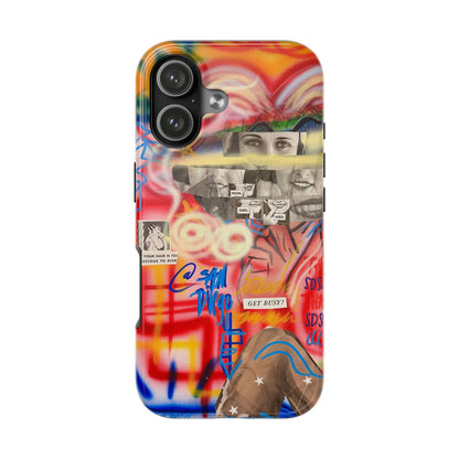 "get busy!" airbrush iPhone case