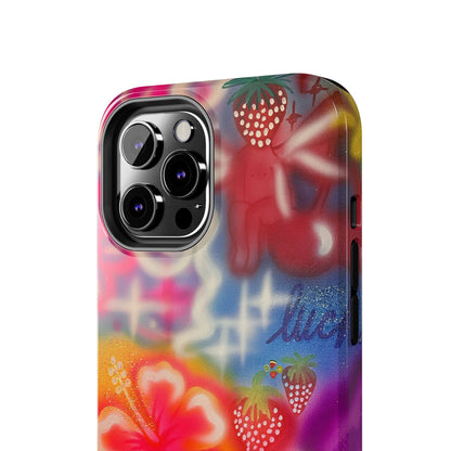 "luck and luv" airbrush iPhone case