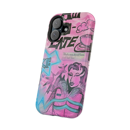 MagSafe "avant le ski" airbrush iPhone case