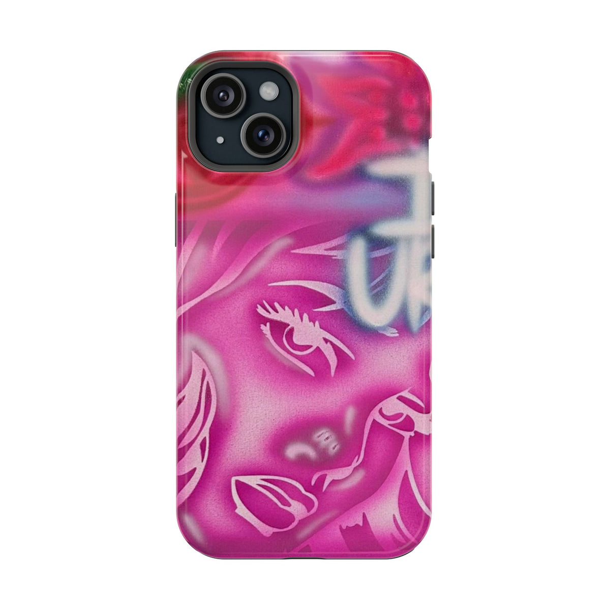 MagSafe „girlz WRLD“ Airbrush iPhone-Hülle
