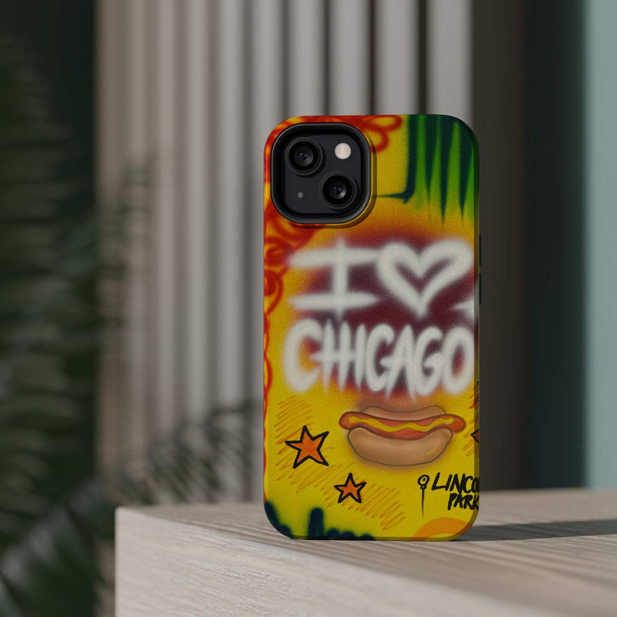 MagSafe "chicago" airbrush iPhone case