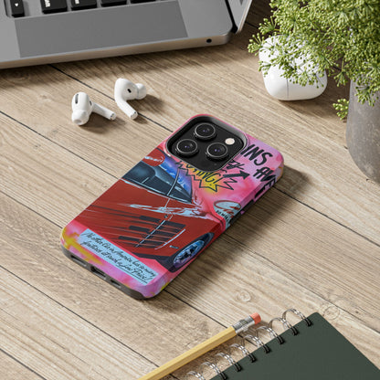 "miami momentos" airbrush iPhone case