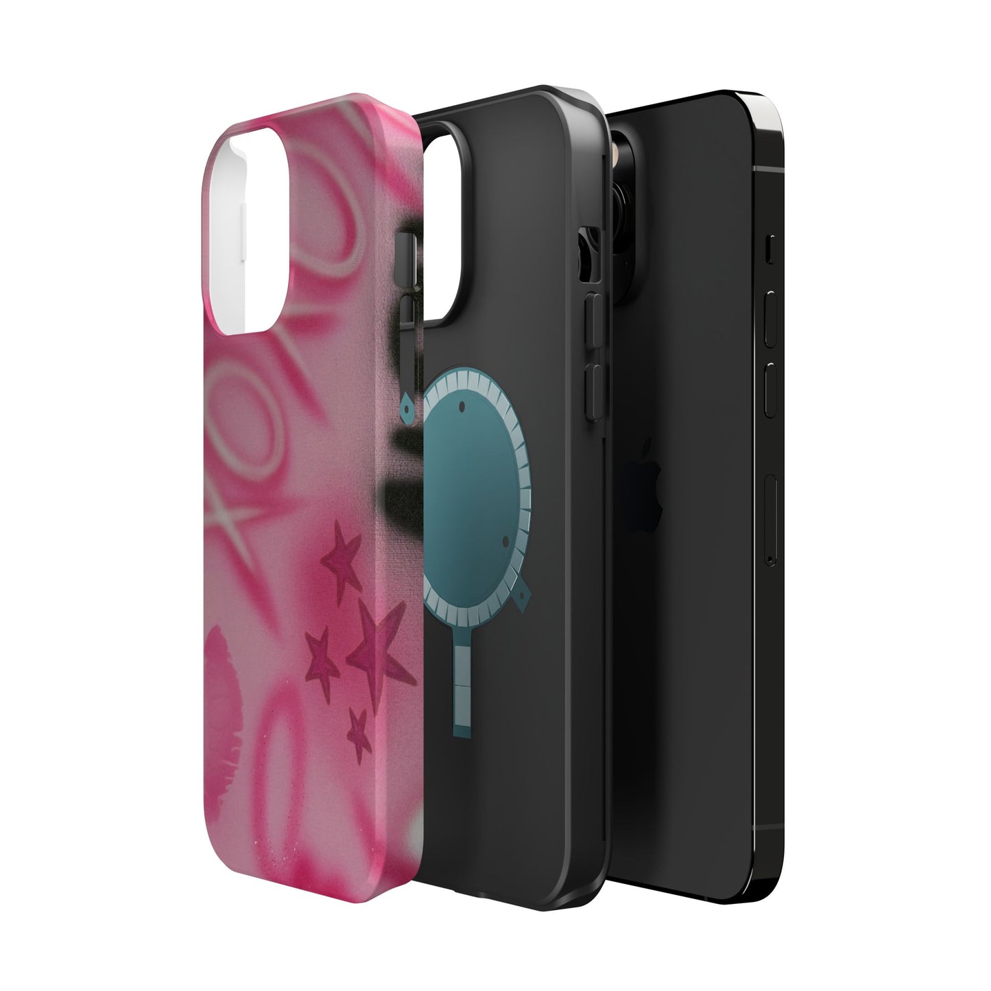 MagSafe "perfectly pink" airbrush iPhone case