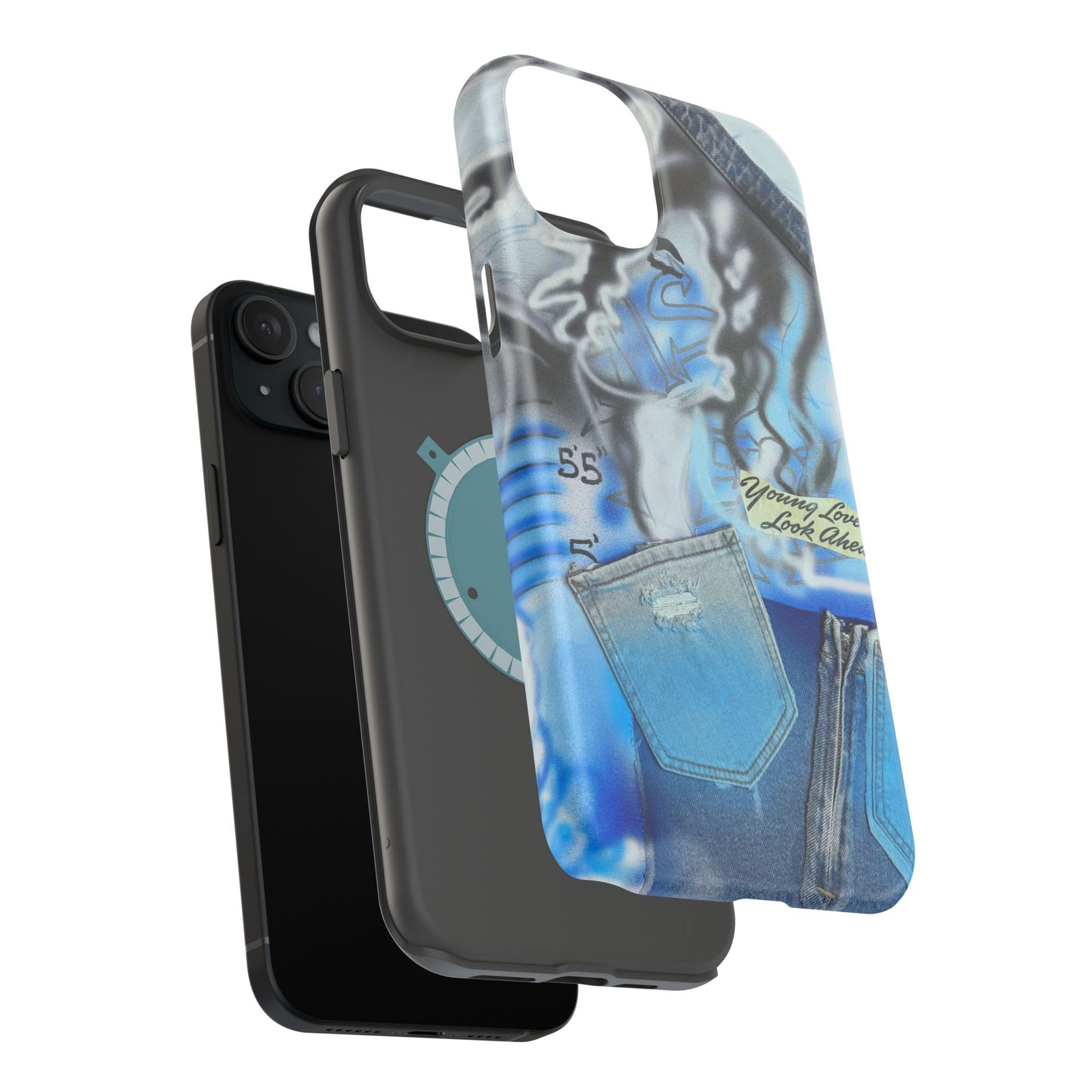 MagSafe "young lovers" airbrush iPhone case