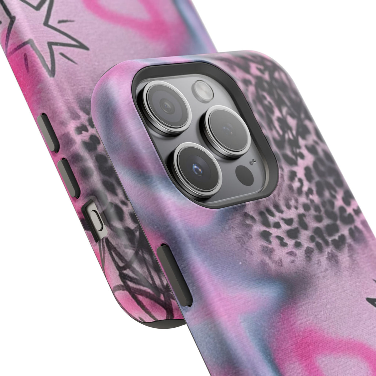 MagSafe "onyx cheetah" Airbrush iPhone Hülle