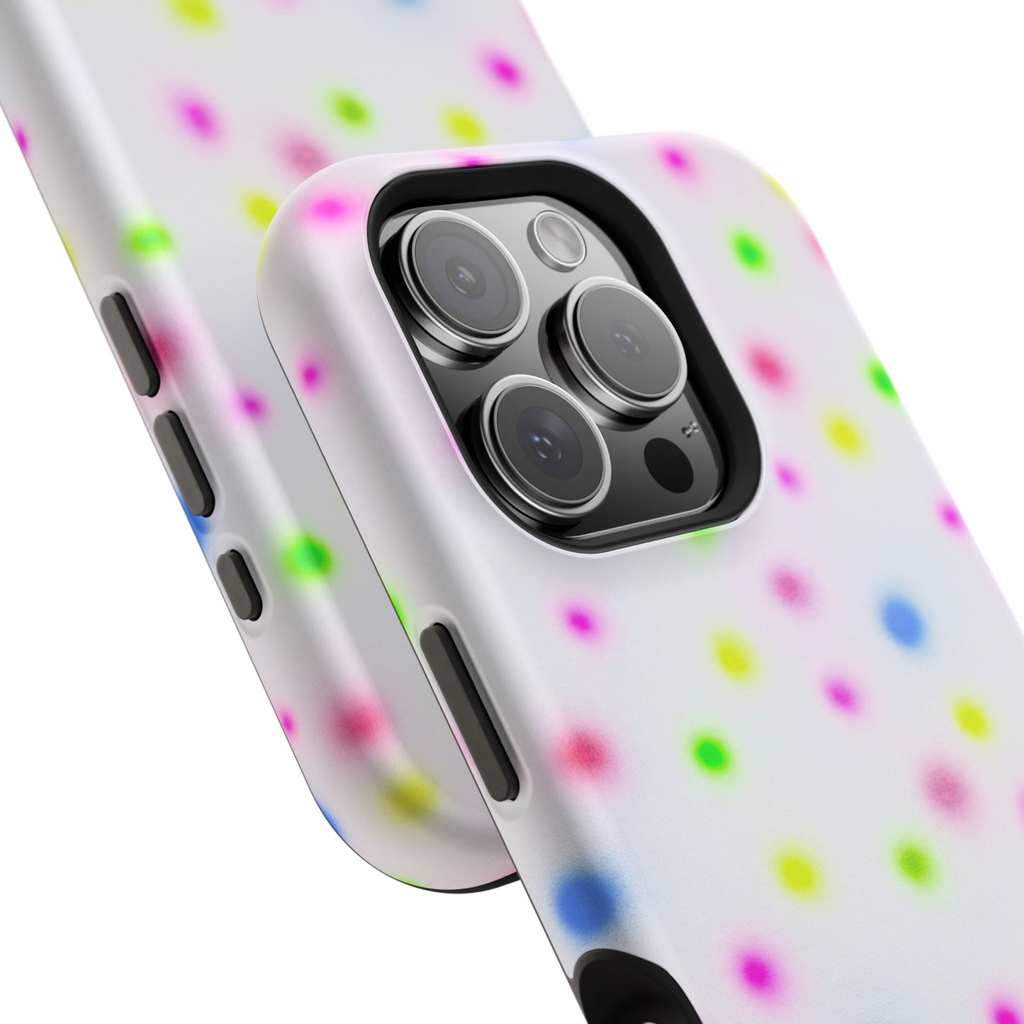 MagSafe "birthday cake polka dot" airbrush iPhone case