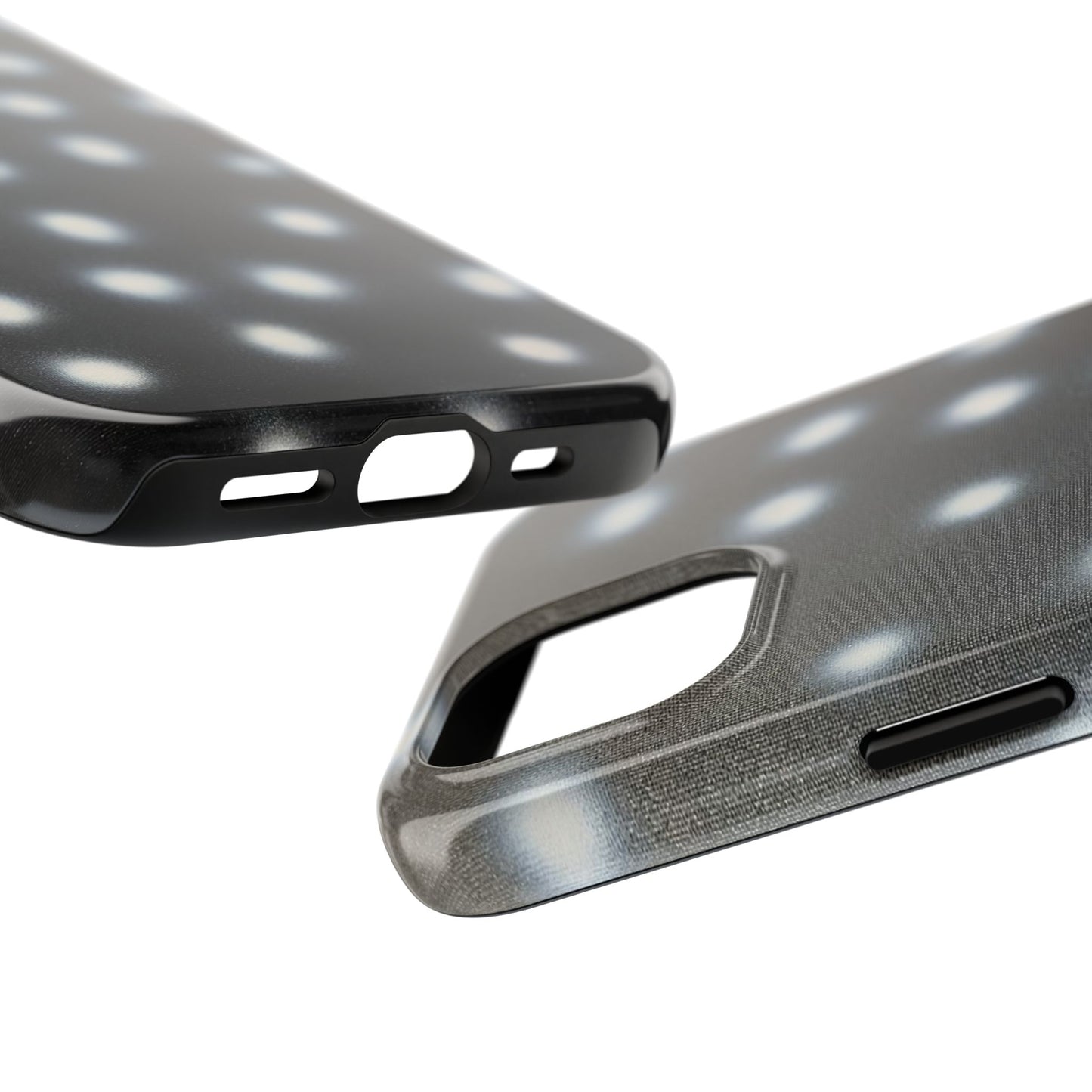 "coconut noir polka dot" airbrush iPhone case