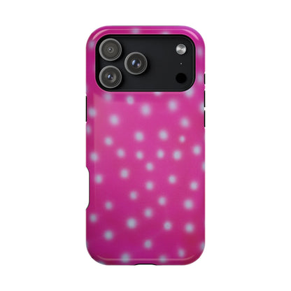 MagSafe "bubblegum polka dot" airbrush iPhone case