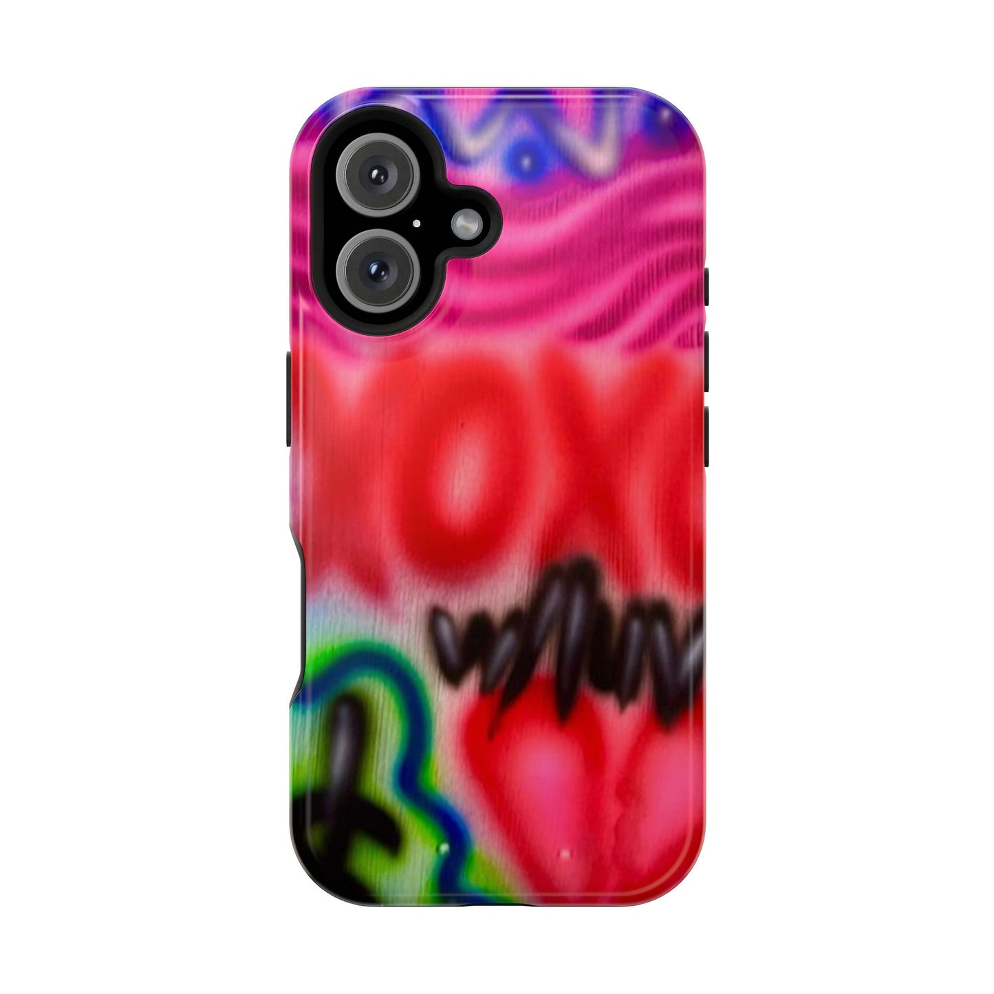 MagSafe Airbrush-iPhone-Hülle „with luv, xoxo“