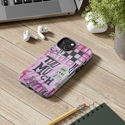 "too much motion" airbrush iPhone case