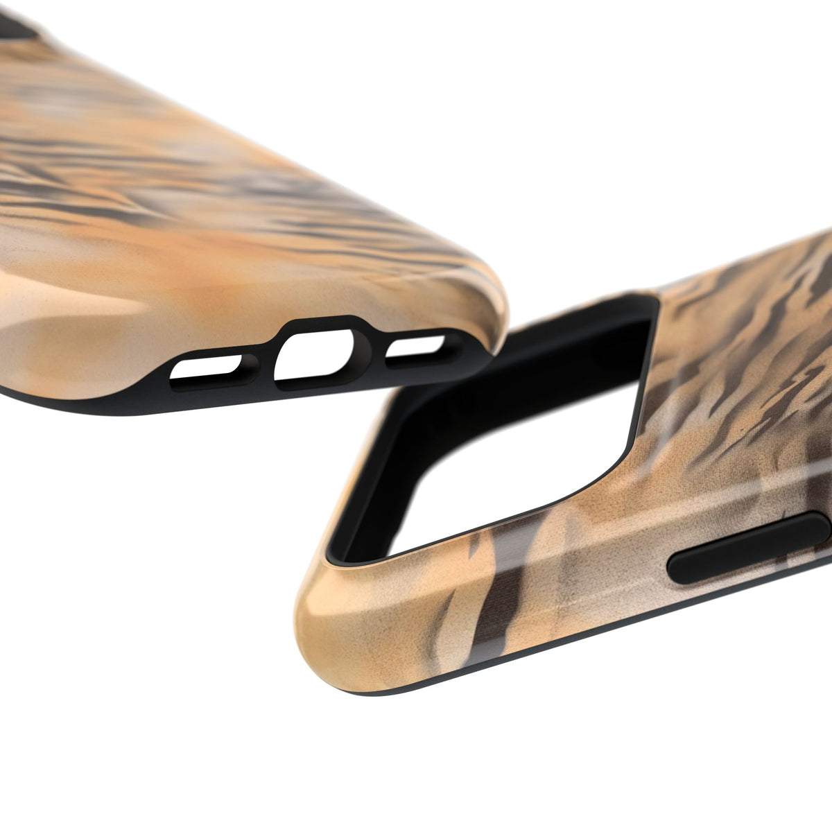 MagSafe "neutral tiger" airbrush iPhone case