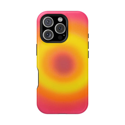 MagSafe "Pink Lemonade Aura" Airbrush iPhone Case