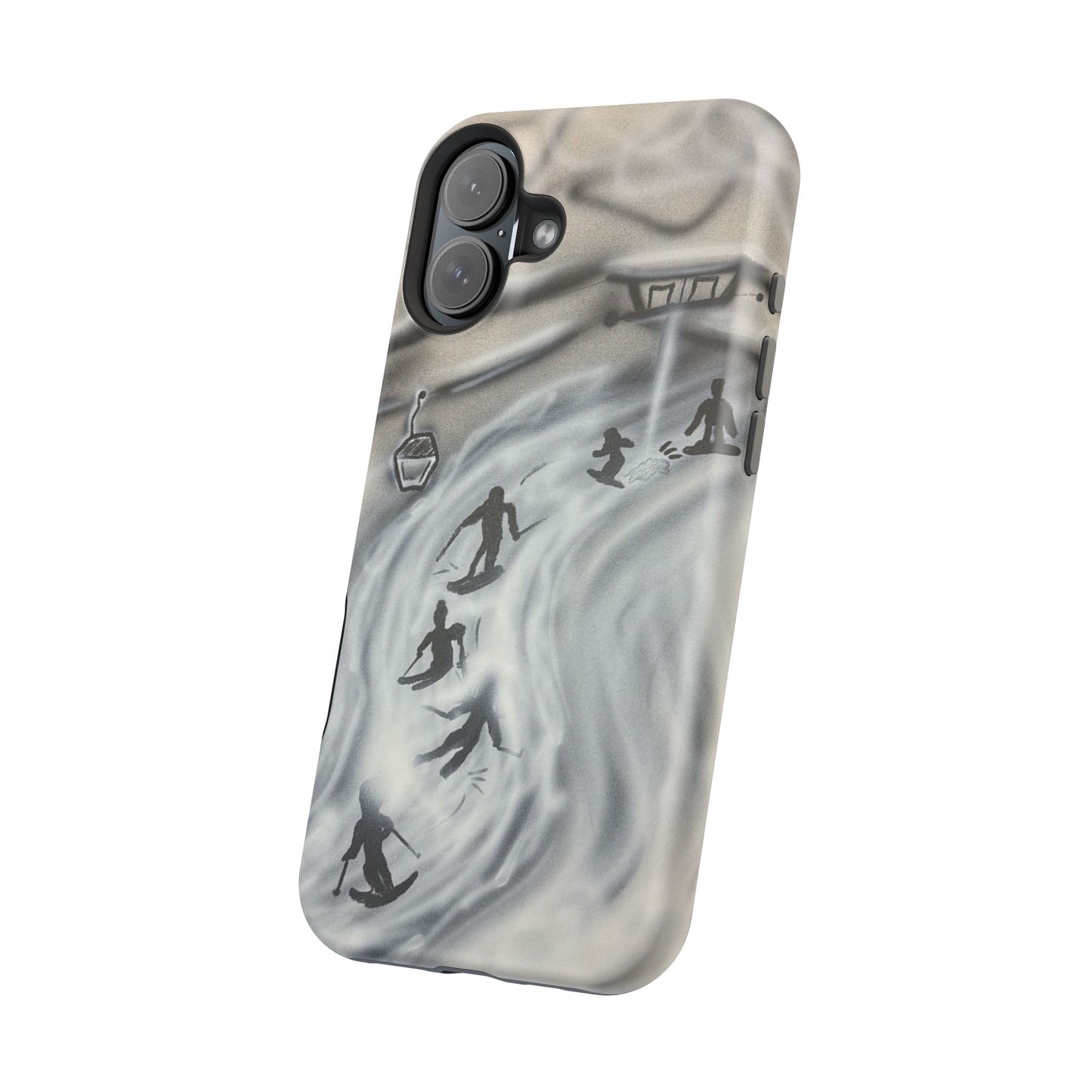 MagSafe "arctic avalanche" airbrush iPhone case
