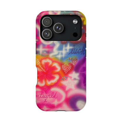 MagSafe „luck & luv“ Airbrush iPhone-Hülle