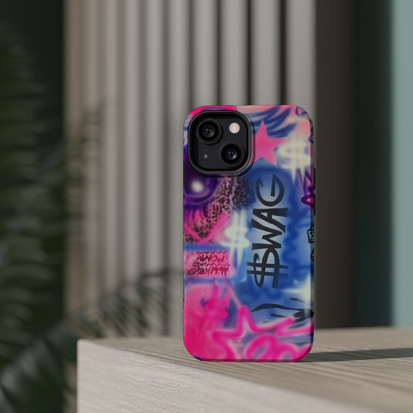 MagSafe "$wag" airbrush iPhone case