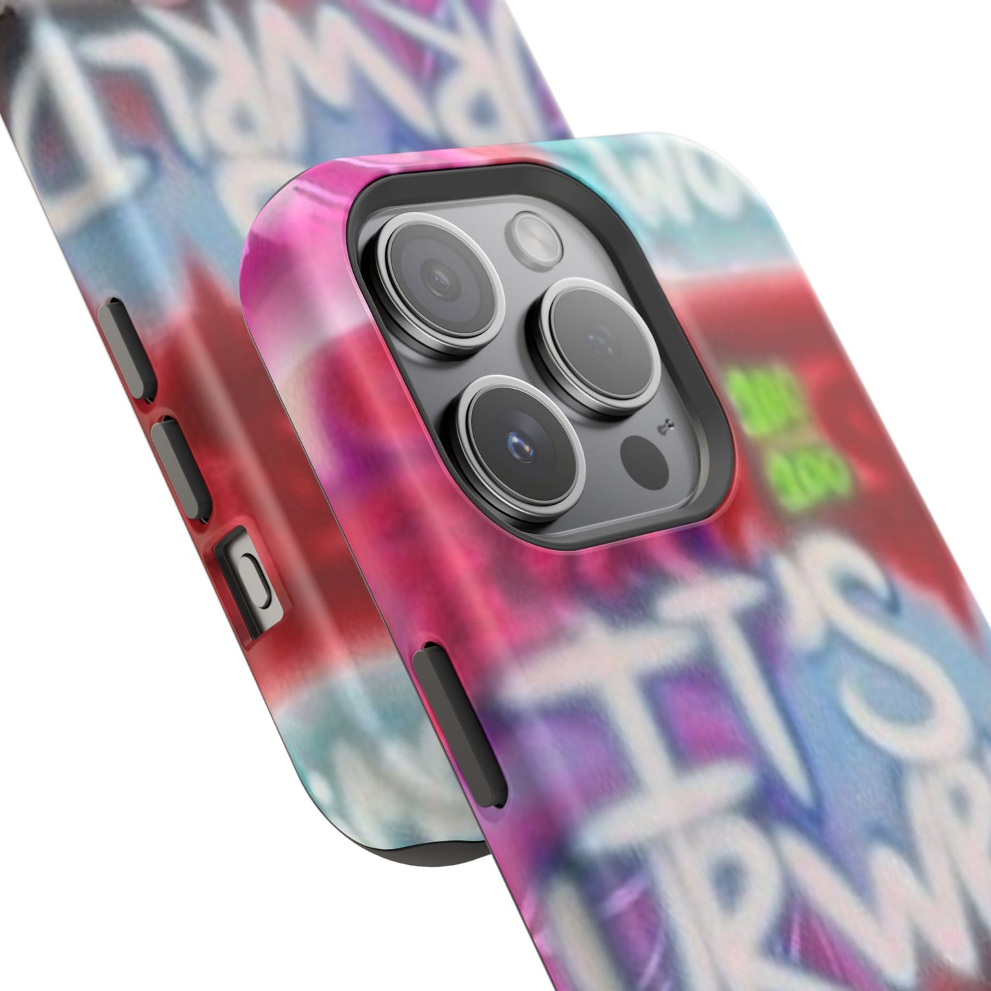 MagSafe „its ur WRLD“ Airbrush iPhone Hülle